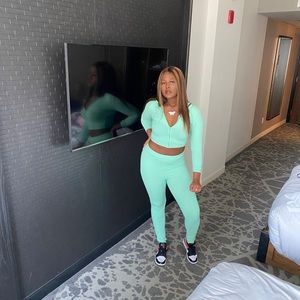 Mint Green Two Piece Set